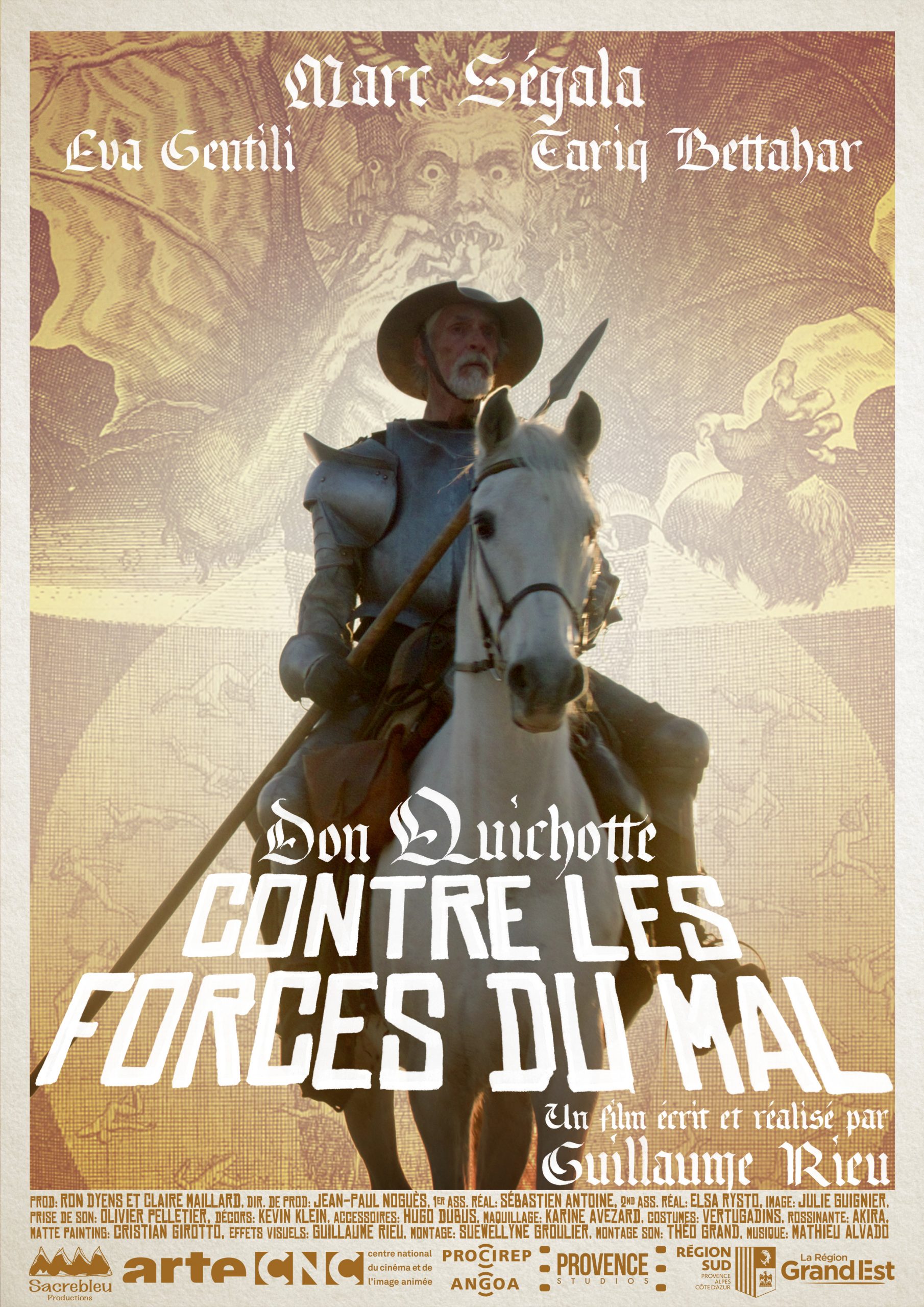 Don Quixote against the evil forces of hell