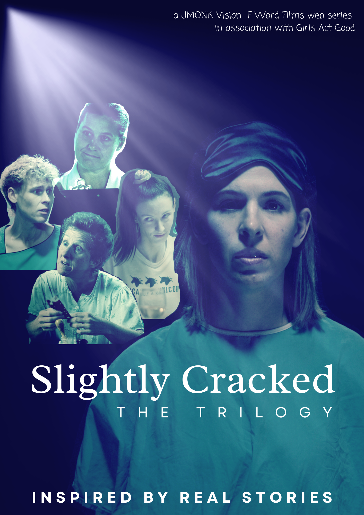 Cartell de Slightly Cracked THE TRILOGY