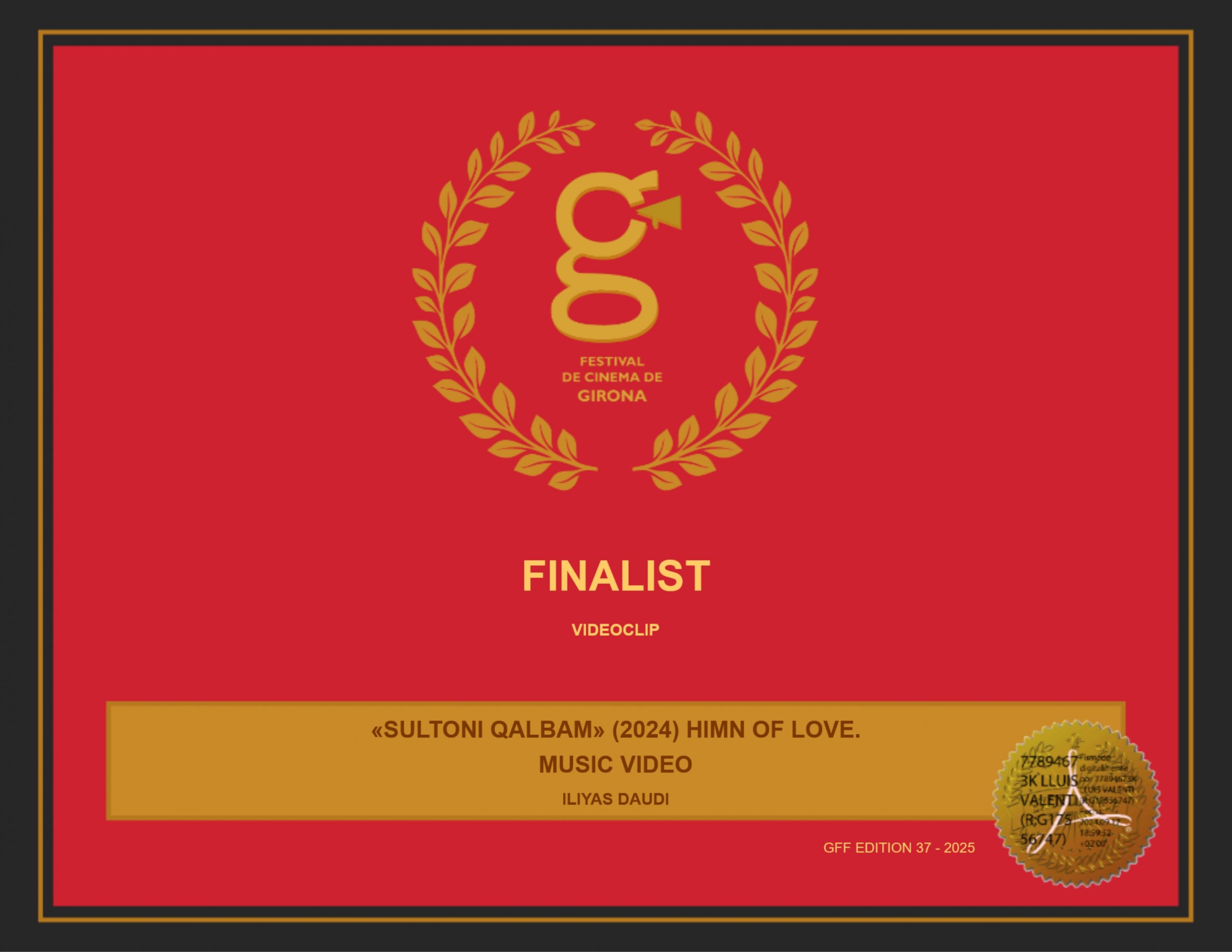 «SULTONI QALBAM» (2024) HIMN OF LOVE. Music video